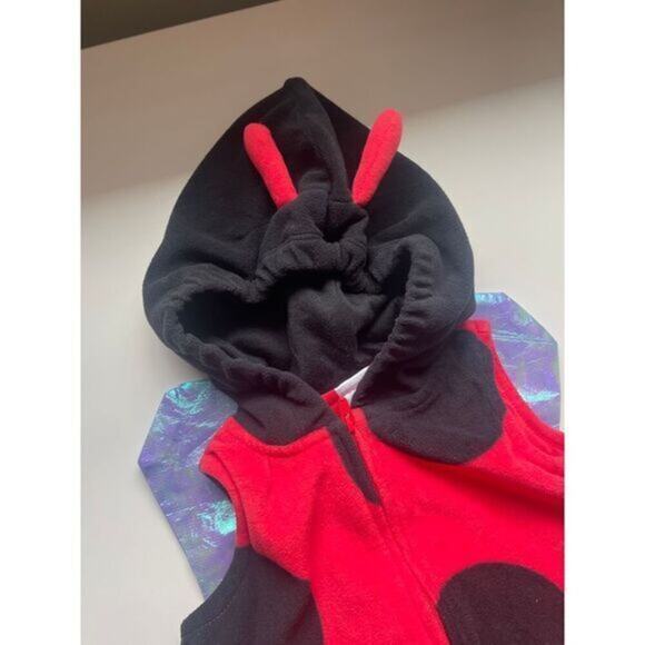 🪴5/$25🪴 Carters Baby Ladybug Costume 6-9 Months Red Black Halloween Bug Party - Picture 4 of 8